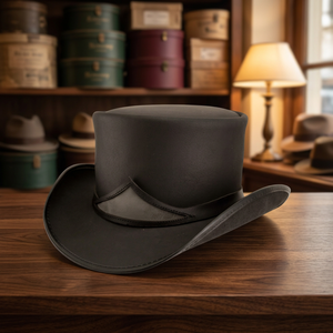 High Quality Genuine Leather BS International Unisex Hat Adults Fashion Long-Lasting Brown Horse Riding Beach Travel Cycling - Product Image 1