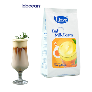 Meilleures ventes d'usine au Vietnam de boissons en poudre de fromage à la crème certifié FSMA saveur OEM ODM Options sac de poudre de mousse de lait d'oeuf salé - Product Image 1