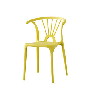 Silla de Plástico sin Brazos de Diseño Moderno Más Vendida, Respaldo Hueco, Estilo Simple e Informal para el Hogar, Oficina o <span class=keywords><strong>Apartamento</strong></span> - Product Image 4