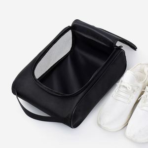 Custom Logo Sports Shoe Cover Portable Gym Shoes Carrier Bag Breathable Mesh <b>Window</b> Travel Golf Shoe Storage Bags - Product Image 5