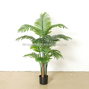 Grand palmier artificiel Areca en pot, Dypsis Lutescens, plante artificielle nordique pour la décoration de la maison et du bureau - Product Image 2