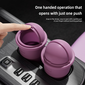 Universal <b>For</b> All <b>Cars</b> Portable <b>Car</b> Trash Can Leakproof Simple And Stylish Look - Product Image 3
