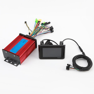 Kit de pantalla a color WXGN301 con 9 tubos rojos + kit de controlador de 9 tubos, 36V/48V/60V/72V 500W universal para scooter L897 - Product Image 5