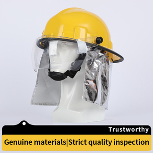 유럽 소방관 헬멧 CE EN443 EN397 인증 ABS 산업용 사용 OEM 가능 저렴한 가격 소방 구조 하드 모자 - Product Image 2