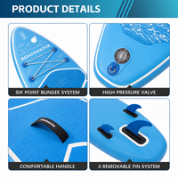 Planche de paddle gonflable professionnelle avec structure en Drop Stitch haute pression et excellente flottabilité