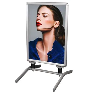 A3 Snap Aluminium Clip Snap Poster Frame Portable Display Stand High End Poster Stand Lobby