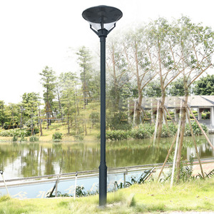 ไฟถนนพลังงานแสงอาทิตย์ LED อลูมิเนียมอัลลอยด์ 12V DC โมโนซิลิคอนโซลาร์เซลล์ อายุการใช้งาน 50000 ชั่วโมง สำหรับสวนสาธารณะกลางแจ้ง - Product Image 1