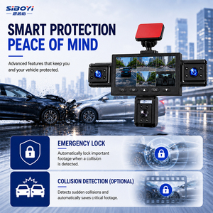 Caméra de tableau de bord de voiture DVR 1080P 360 degrés avec Wifi, GPS en option, enregistrement en boucle, détection de mouvement, surveillance de stationnement, 4 ou 5 caméras en option - Product Image 5