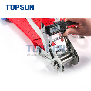 Kingroy สายกว้านบรรทุกสินค้าหนัก100มม. 4นิ้ว19800lbs ผูกลงจากโรงงานโดยตรงจากเวียดนามวัสดุโพลีเอสเตอร์ตะขอแบน - Product Image 5