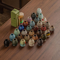 Support en céramique multicolore pour fouet à matcha (Chasen) – Idéal pour le séchage des fouets à thé en bambou, pour la cérémonie du thé traditionnelle et l'utilisation quotidienne du matcha