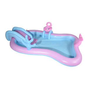 Piscina gonfiabile per pesci blu piscina gonfiabile portatile per bambini e adulti - Product Image 2