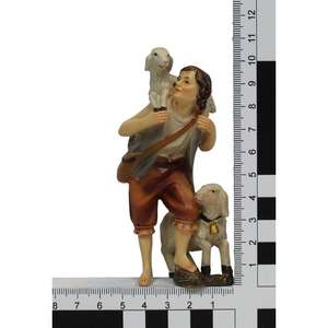 รูปการประสูติ11ซม. ขนาดเล็กเลี้ยงแกะพร้อมแกะขนาดปรับแต่งได้สำหรับหุ่น9006935006728สำหรับตกแต่ง - Product Image 5