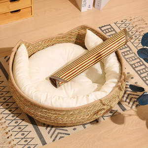 Cama de Ratán Tejida para Gatos, Refrescante para el Verano, Venta al por Mayor - Product Image 2