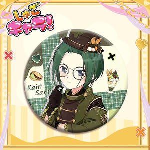 เข็มกลัดโลหะอะนิเมะ58-75มม. เข็มกลัดกระดุมป้าย Shugo <span class=keywords><strong>Chara</strong></span> Amu hinamori เครื่องเขียนกระเป๋าเครื่องประดับตกแต่งหมวก - Product Image 3