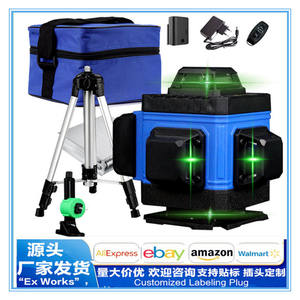 Nivel Láser Verde de 16 Líneas Lsi 505-520Nm de Grado Industrial, Autonivelante, con Batería de Iones de Litio para Alineación de Paredes y Pisos - Product Image 3