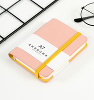 Bloc-notes a5 avec logo imprimé personnalisé en cuir, bloc-notes, cahier avec porte-stylo, bloc-notes, qualité supérieure, 2 pièces
