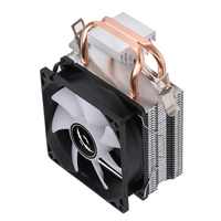 QiuzAim Compact 2/4/6 cuivre caloduc X99 refroidisseur de processeur 90mm ventilateur de roulement hydraulique 45CFM pour LGA2011/AM4