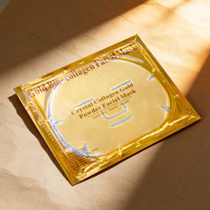 <span class=keywords><strong>Masques</strong></span> faciaux au collagène Soins de la peau Raffermissant Hydratant et nourrissant Soins de la peau coréens Masque en feuille d'ampoule d'or 24 carats - Product Image 5