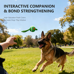 Balle de tennis pour animaux de compagnie Nunbell à rebond élevé, design écologique avec visage d'animal pour le jeu interactif, le jeu de traction et les soins dentaires - Product Image 2