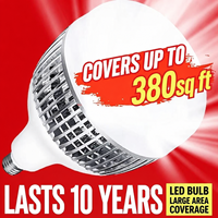 Ampoule LED E27 à ailettes en aluminium, super lumineuse, haute luminosité, durable, pour éclairage industriel d'atelier et d'entrepôt, vente en gros usine