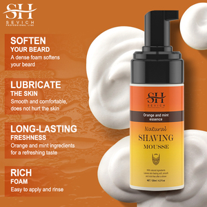 <strong>Shaving</strong> <strong>Foam</strong> Men Free Sample Professional Beard Care Mousse <strong>Shaving</strong> <strong>Products</strong> <strong>Shaving</strong> Gel Cream for Men - Product Image 2