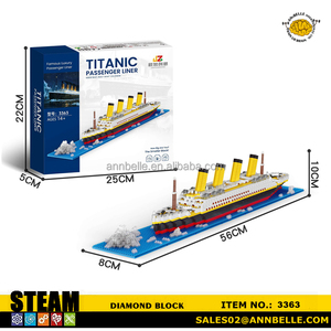 Ensemble de micro-blocs Titanic unisexe de plus de 1860 pièces, blocs de construction en plastique populaires pour enfants, briques de diamant, mini-blocs de construction de navire avec <span class=keywords><strong>CPC</strong></span> CE - Product Image 5