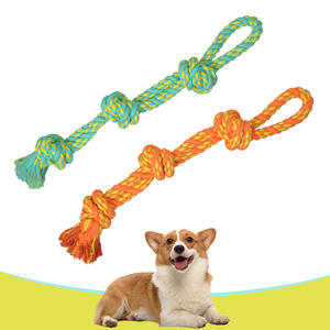 La nostra fabbrica all'ingrosso giocattoli della corda del cotone dell'animale domestico, compresi quelli per la durevolezza di addestramento, i denti di pulizia ed i cani da masticare - Product Image 1