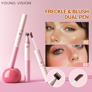 Young Vision - Lápiz Delineador de Ojos de Doble Punta con Rubor Líquido, 4 Colores, Maquillaje Natural para el Rostro - Product Image 2