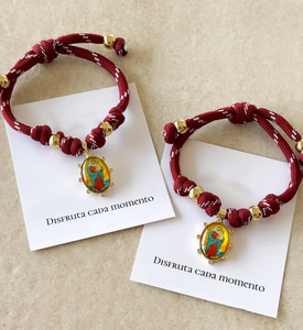Braccialetto Artigianale Escapulario San Benito per Donne, Bracciale con Charm Dorato, Braccialetto Macramè alla Moda per Uomini, <span class=keywords><strong>Gioielli</strong></span> per Uso Quotidiano - Product Image 4