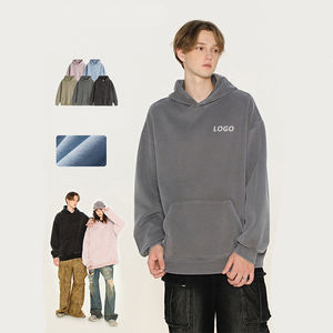 Sudadera con Capucha para Hombre, Estilo Holgado, 100% Algodón, 500 g/m², con Logotipo Personalizado, Teñido Digital, para Invierno - Product Image 1