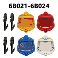 6B021-6B024 Cyborg Organisme Cybtronique Mini Briques Accessoires Éducatifs Blocs de Construction en Plastique pour Enfants Jouets Cadeaux
