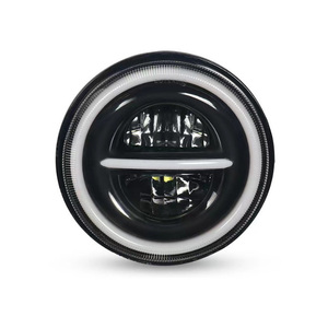 7 pouces phares LED blanc ambre halo phares Angel's eye moto véhicule tout-terrain 530 1000rr phare avant - Product Image 1