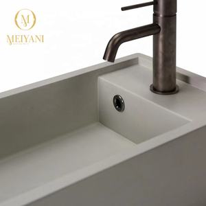 Lavabo de Pared de Cemento y Hormigón MEIYANI Nood para Baño - Product Image 5
