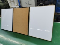 Tableau blanc magnétique effaçable à sec avec cadre en aluminium portable, petit tableau blanc pour l'enseignement ou l'écriture des enfants, 12 x 16 pouces