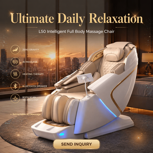 2026 New L50 Luxury Chair 4D Track Zero Gravity Spa Support OEM Custom Logo CE CB Approved - Product Image 1