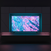TV OLED Smart TV Android 43 Inci dengan Android 5.0 4K UHD Ultra Slim Hitam untuk Hiburan Rumah