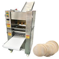 Machine commerciale de grande capacité pour la fabrication automatique de feuilles de raviolis, de pain pita et de tortillas