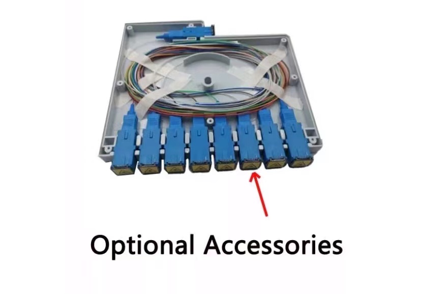 16 Cores FTTH Fiber Optic Distribution Box 16 Ports Termination Box For Fiber Optic Cable