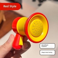 Mini Altavoz Portátil con Grabación, Llavero, Megáfono de Mano Pequeño, Juguete, Bonito Colgante Decorativo para Mochila, Venta al por Mayor