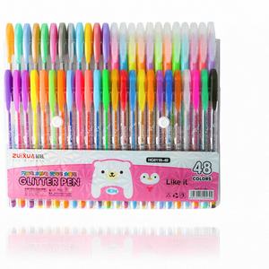 <span class=keywords><strong>48</strong></span> stylos <span class=keywords><strong>gel</strong></span> à paillettes néon de couleur ensemble de marqueurs d'art à pointe fine plus d'encre marqueur <span class=keywords><strong>gel</strong></span> de couleur pour livre de coloriage, dessin, coloriage - Product Image 2