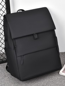 New Unisex Casual <b>Waterproof</b> Oxford Backpack Premium Fashion Geometric Zipper Physiological Curve <b>Back</b> Minimalist Double - Product Image 4
