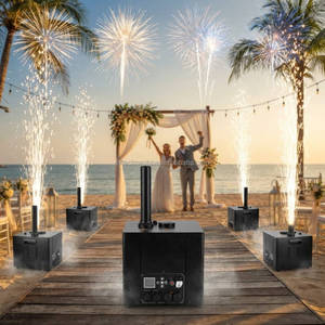 Machine à étincelles froides haute altitude avec télécommande DMX, étanche, <span class=keywords><strong>pour</strong></span> concerts, grands spectacles, événements extérieurs, fêtes et DJ - Product Image 2