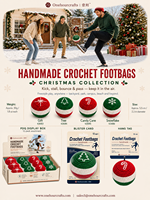Ballon de Hacky Sack Classique en Crochet Fait Main Personnalisé pour Jonglage Freestyle et Jeux Sportifs en Plein Air – Vente en Gros