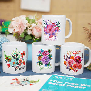 2024 Water <strong>Transfer</strong> A4 Laser No Cut Clear Film Free <strong>Waterslide</strong> Decal <strong>Transfer</strong> Paper for Ceramic Products - Product Image 4