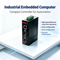 PC Industrial Integrado DIN-Rail ARM, RK3568 Cortex-A55 de Cuatro Núcleos, Doble RS485 + CAN Bus, -40 ° De la C a la 80 ° C Wide Temp