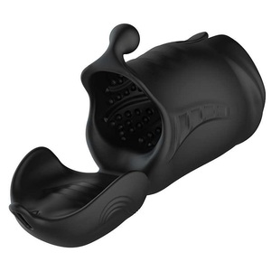 2021 yeni yetişkin ürünleri 10 modu silikon oyuncaklar skrotum masaj elektrik erkek mastürbasyon eğitmen erkekler için Masturbating - Product Image 4