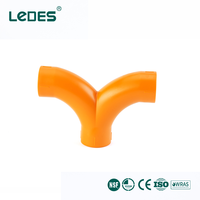 Fabricants de tuyaux PPR, raccord en Y à 3 voies, accessoires de tuyaux PPR de qualité supérieure