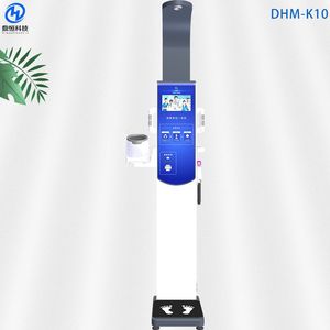 Balance connectée Dhm K10 pour le contrôle de la santé, mesure de la taille et du poids, écran tactile, analyseur corporel multifonction - Product Image 4