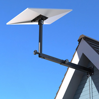 Support de poteau pour signal satellite personnalisé JH-Mech, installation avec câble dissimulé, poteau en acier extensible antirouille, support de poteau Starlink