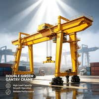 Grue de tunnel de type DMG avec moteur PLC et roulement, capacité nominale de 400T, hauteur de levage de 26M